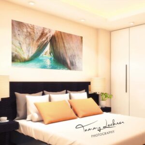 mockup-The Baths Virgin Gorda beach waves teal blue water boulders