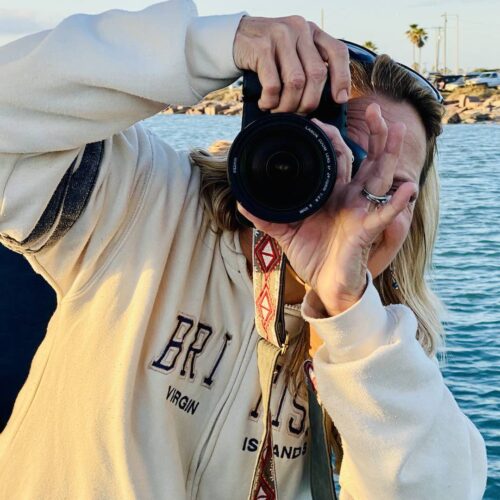 TLP with camera at Sunset